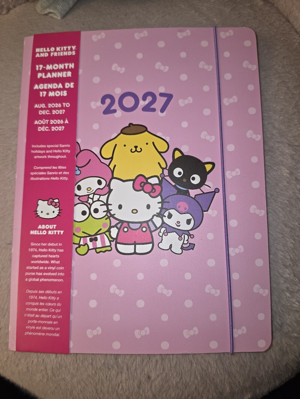 Sanrio 2027 Pink Hello Kitty & Friends Planner